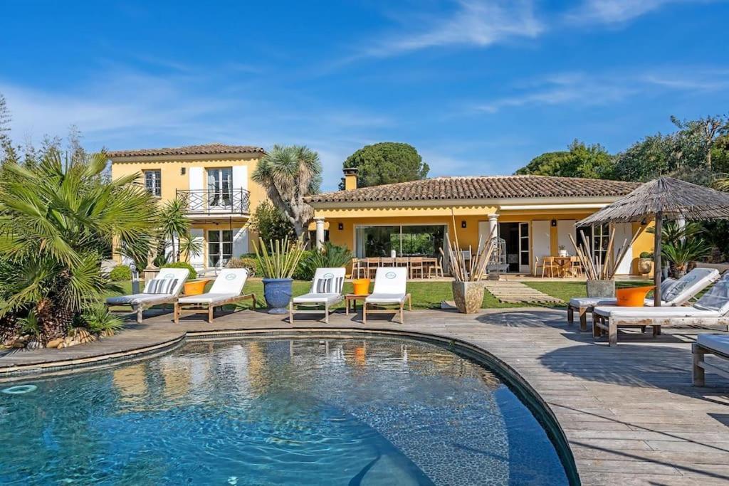Grande Villa St-Tropez Area Avec Piscine Chauffee Gassin Buitenkant foto